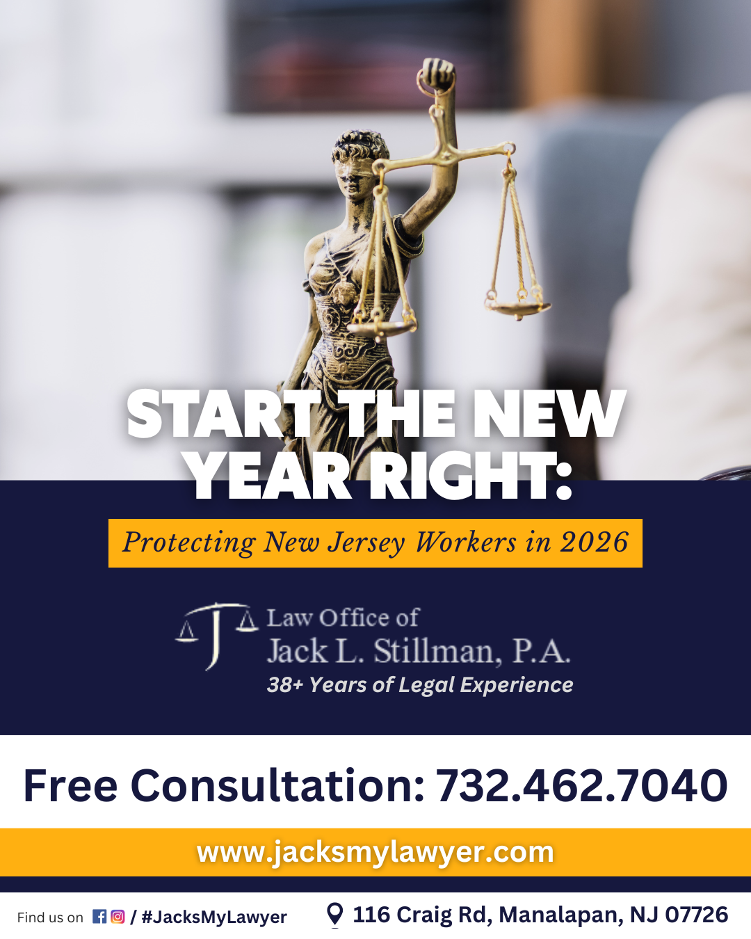 Start the New Year Right: Protecting New Jersey Workers in 2026 - Personal Injury | Workers’ Compensation | Traffic Violations | DUI/DWI Defense - JACK STILLMAN