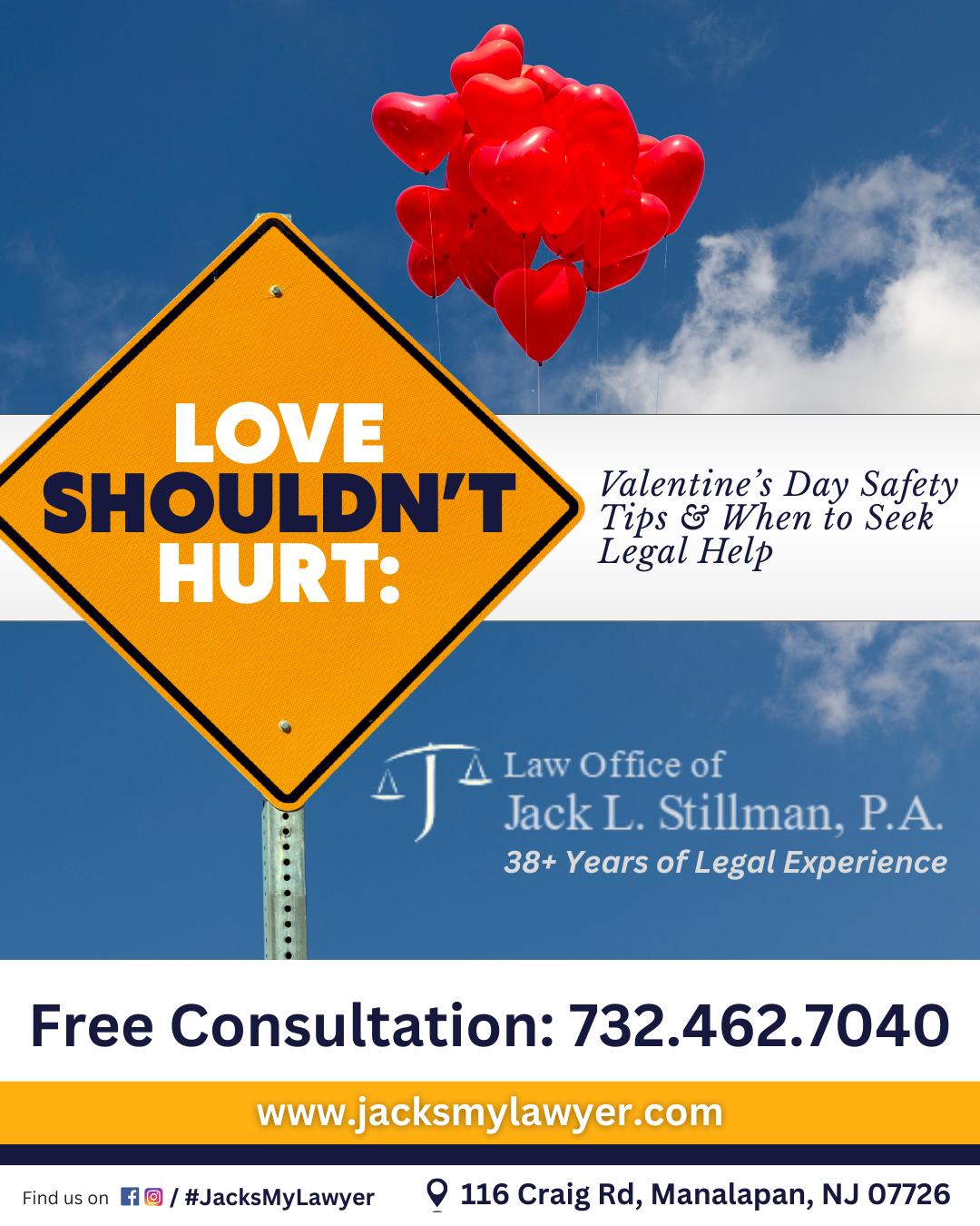 Love Shouldn’t Hurt Valentine’s Day Safety Tips & When to Seek Legal Help Love Shouldn’t Hurt: Valentine’s Day Safety Tips & When to Seek Legal Help - JACK STILLMAN - LAWYER