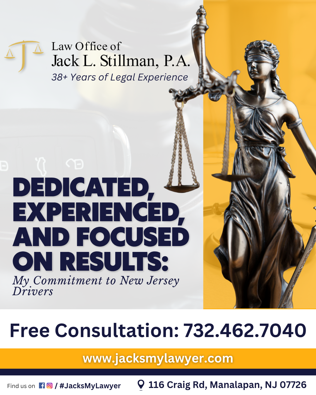 Dedicated, Experienced, and Focused on Results: My Commitment to New Jersey Drivers